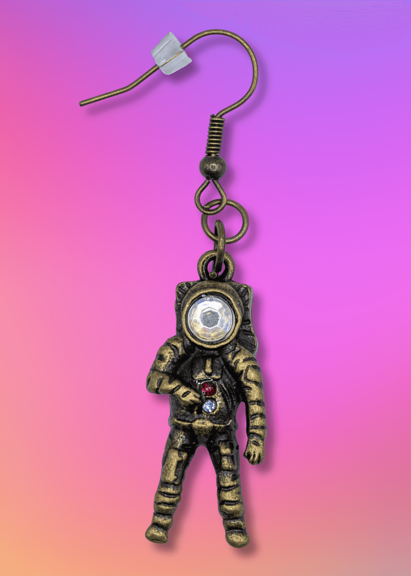 astronaut earring