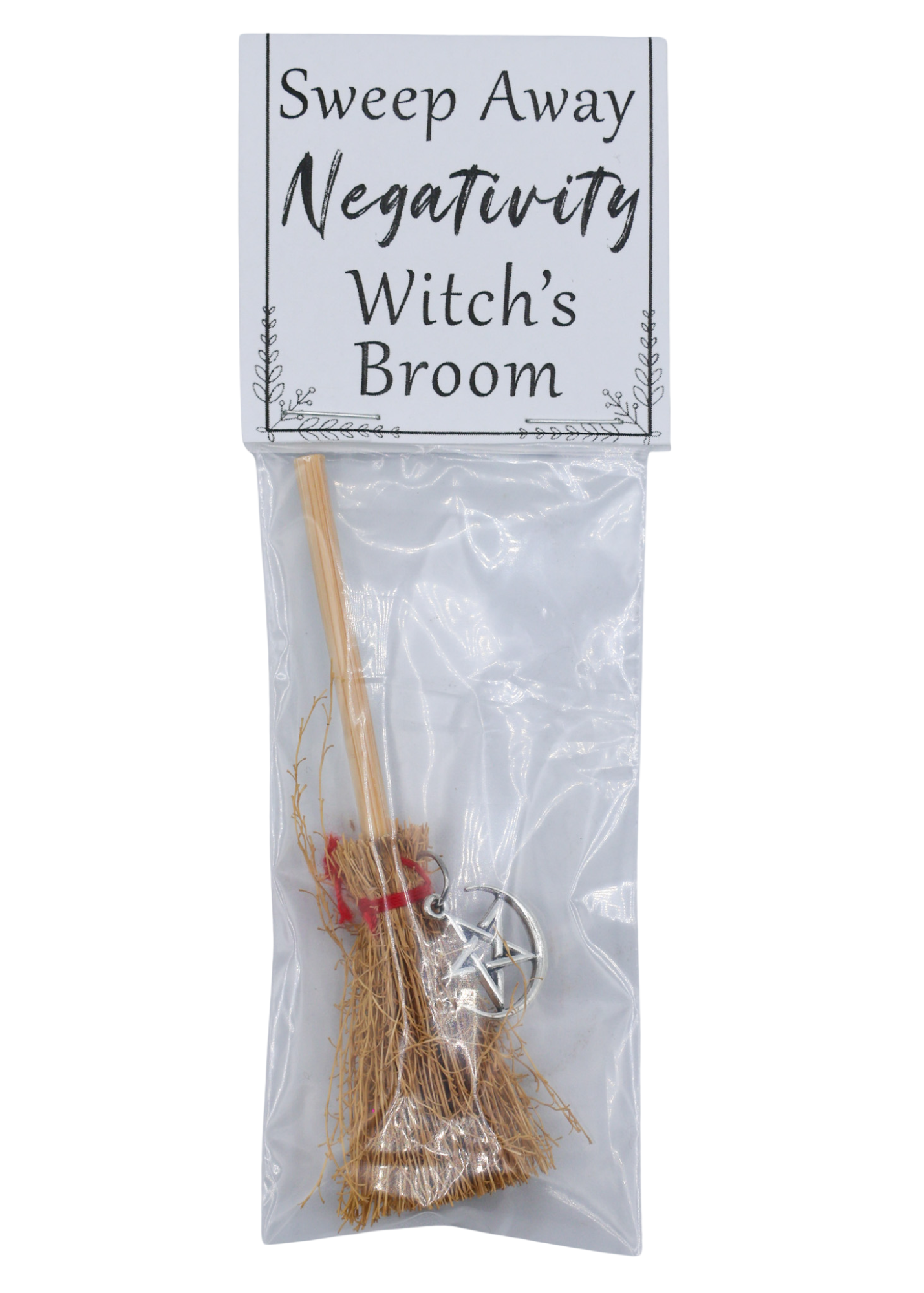 Sweep Away Negatvity Witch's Broom front