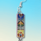 talavera inspired earrings single