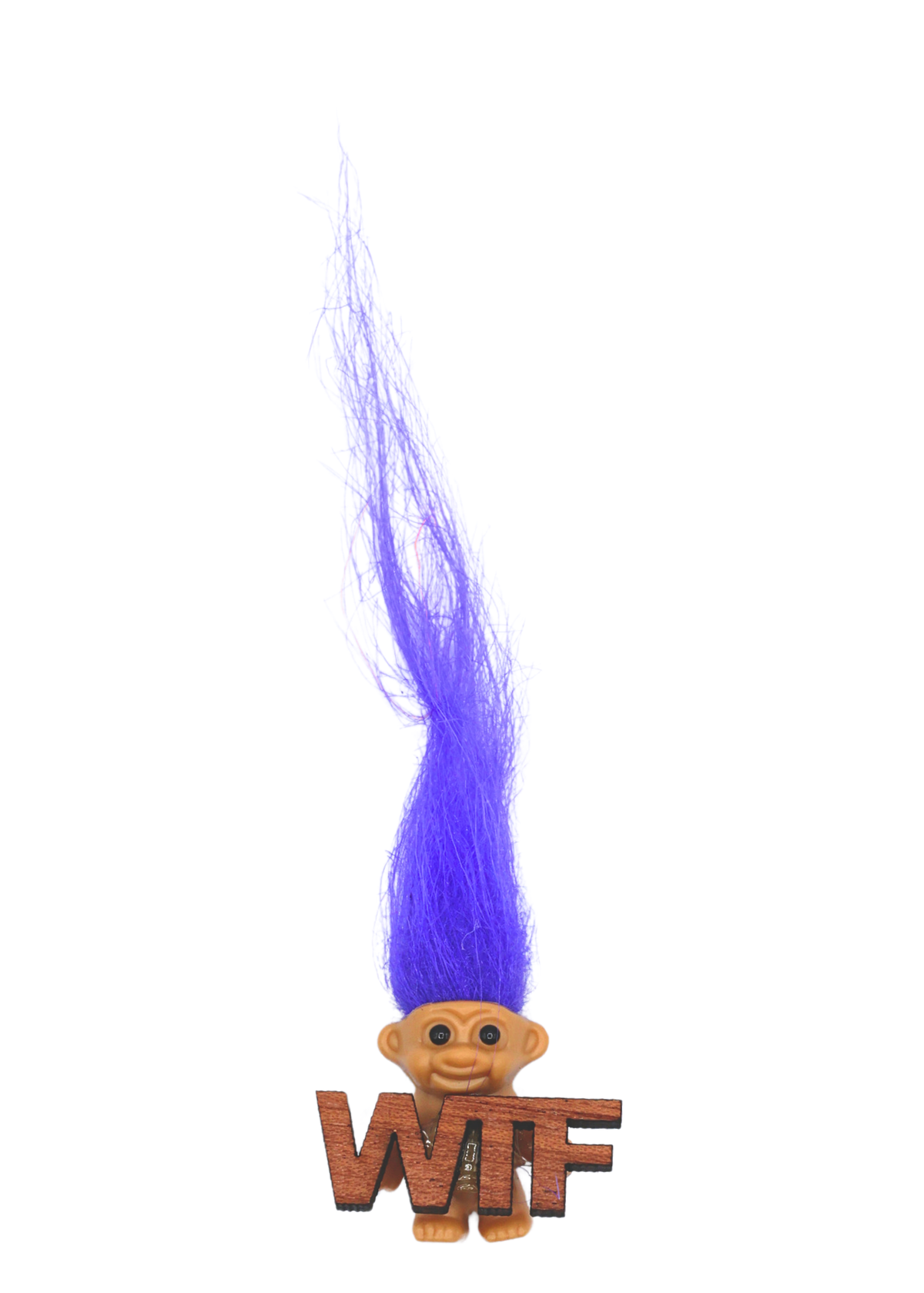 Troll Doll WTF Refrigerator Magnet front