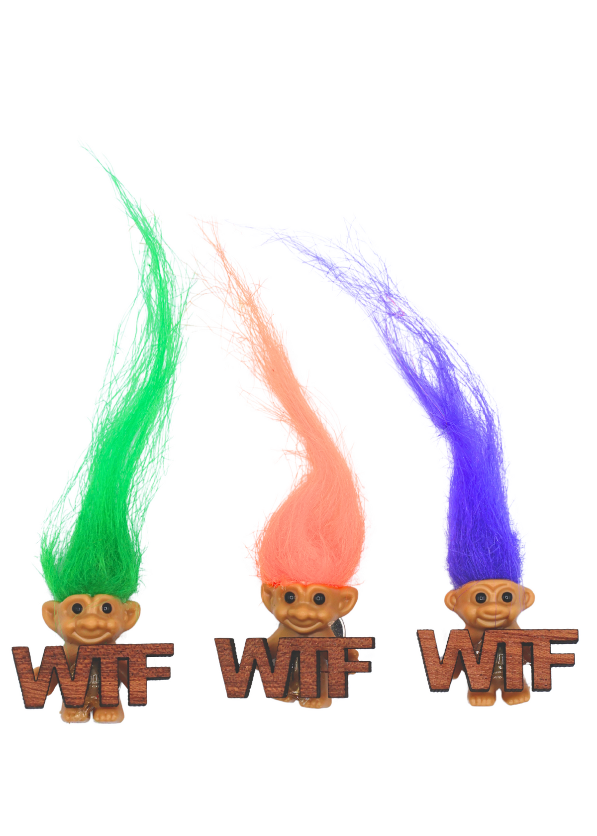 Troll Doll WTF Refrigerator Magnet group