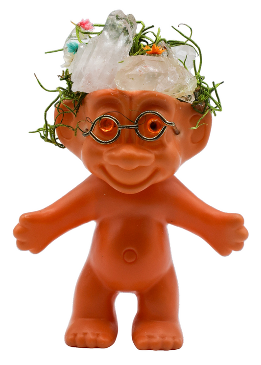 Arkansas Crystal Troll Doll Crystal Sculpture