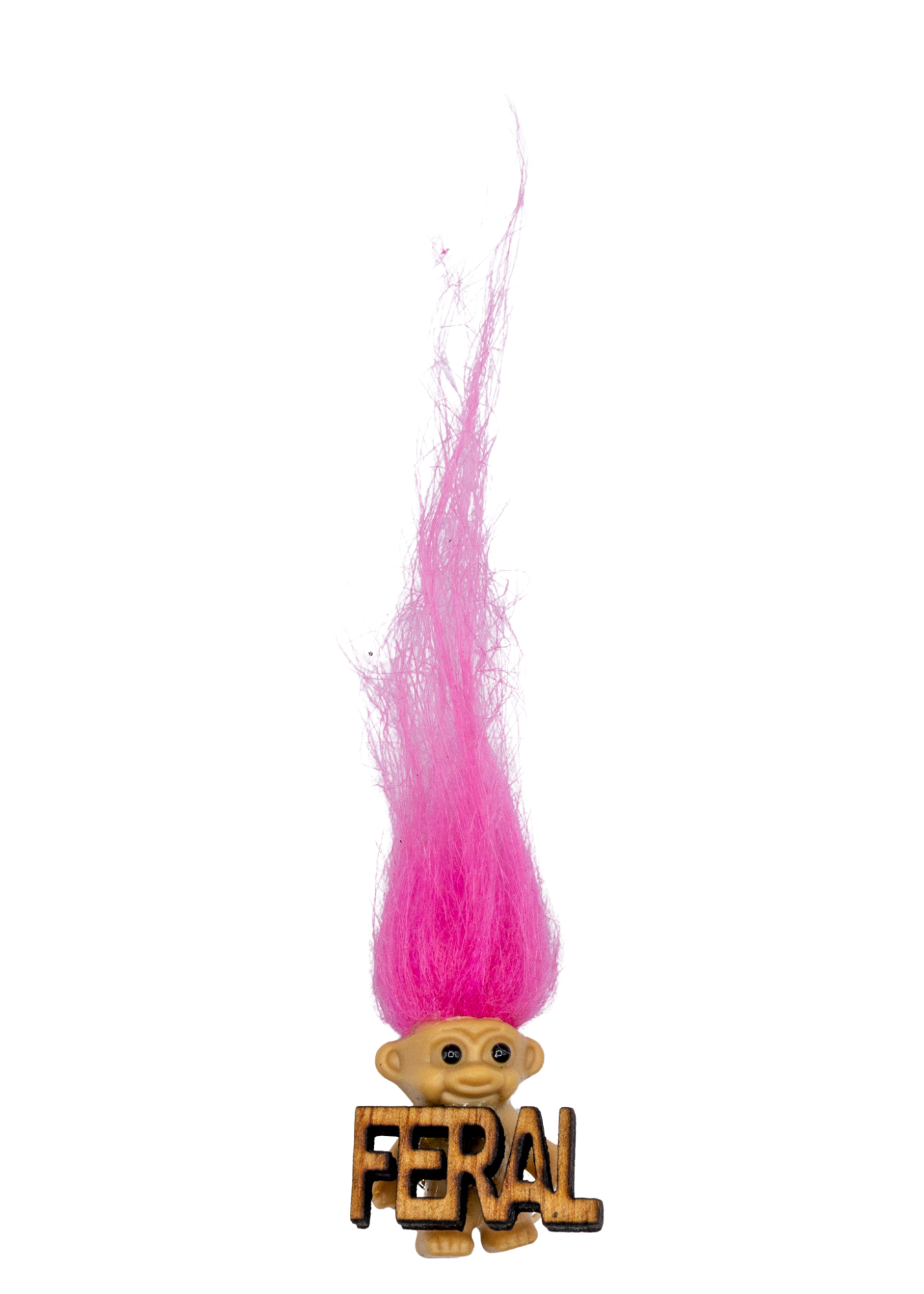 Troll Doll Feral Refrigerator Magnet front