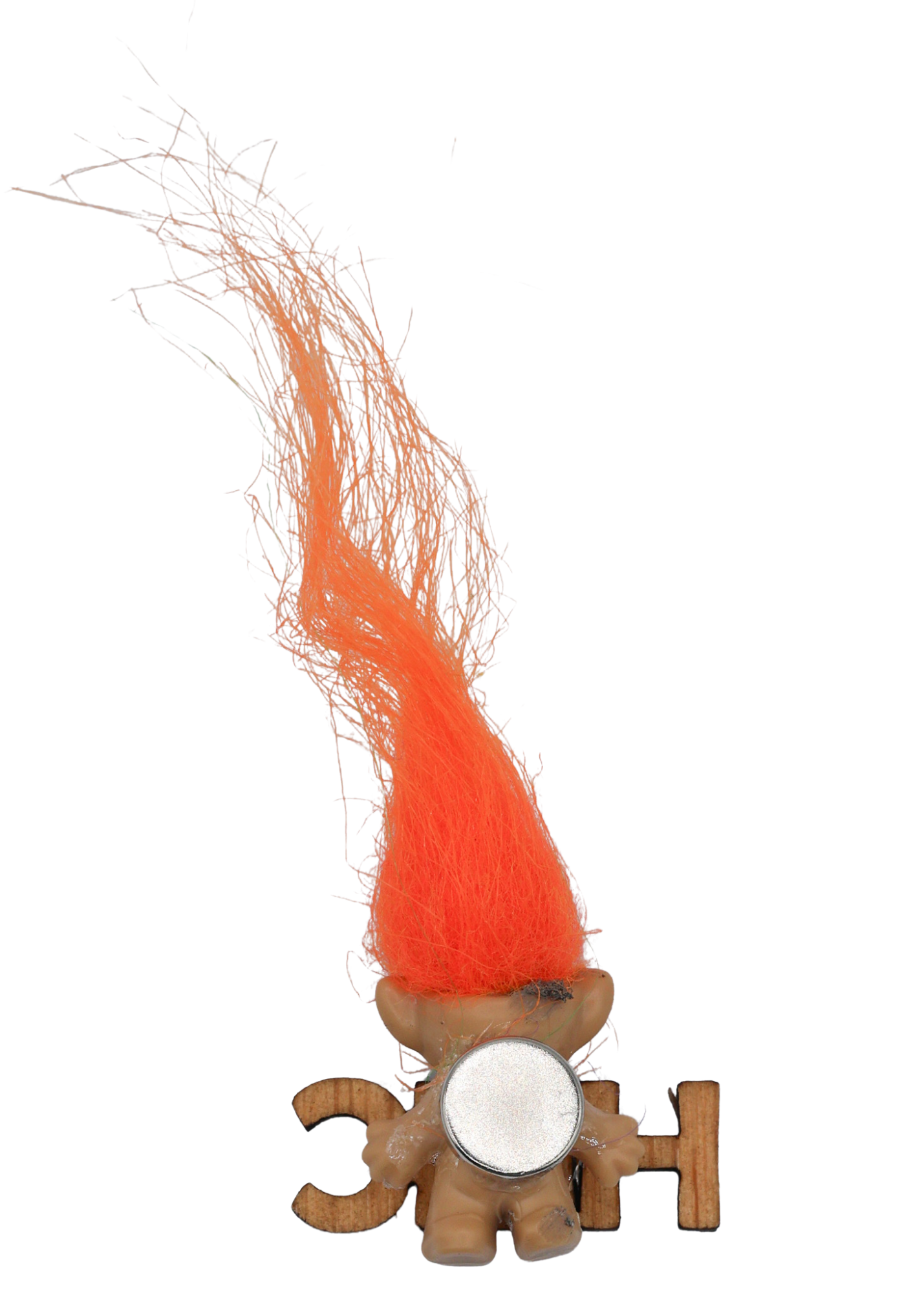 troll doll hbic refrigerator magnet back