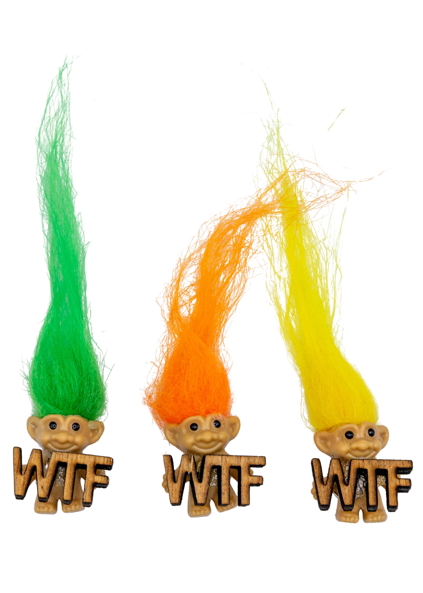 Troll Doll WTF Refrigerator Magnet group