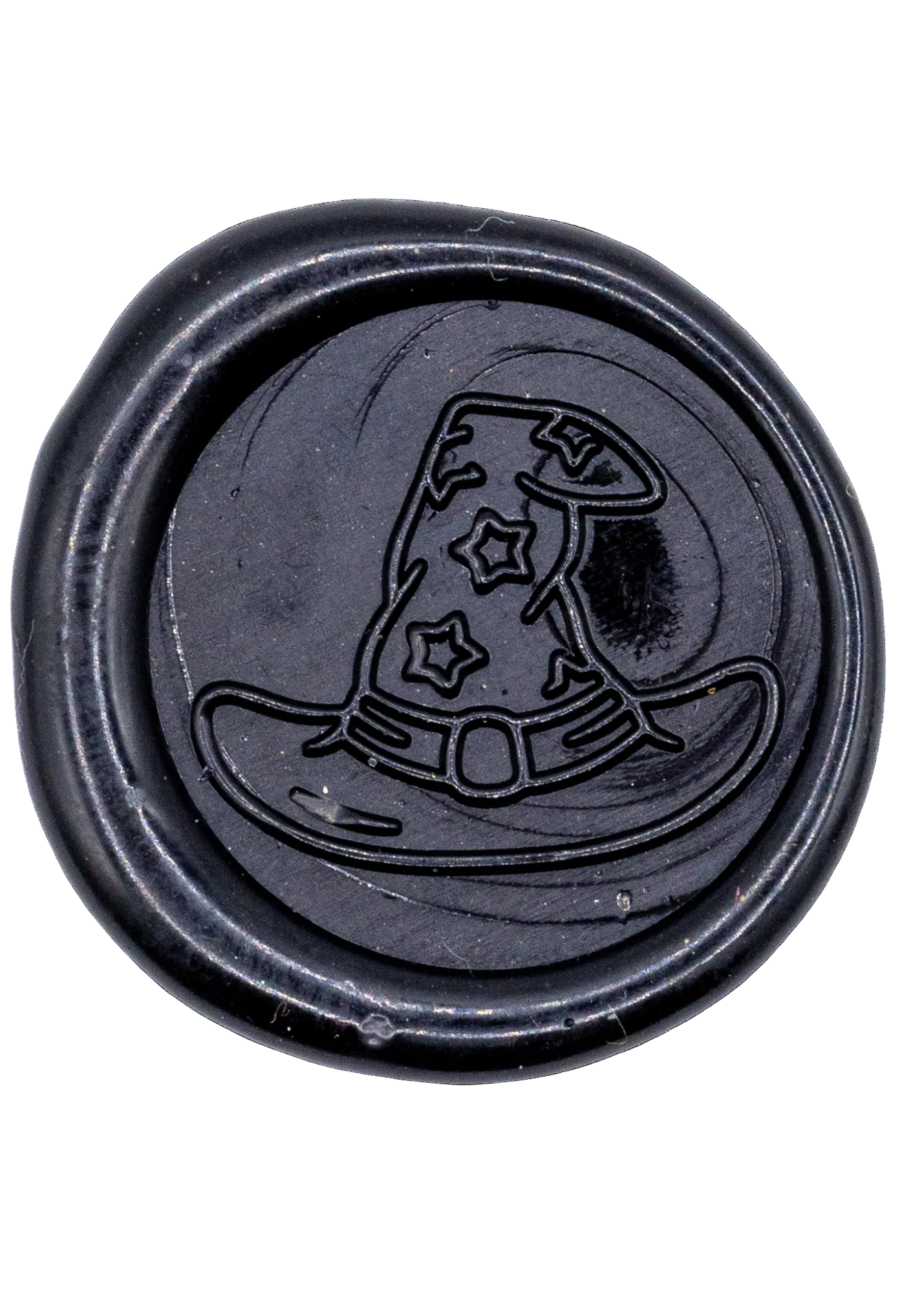 Witch's Hat Wax Seal black