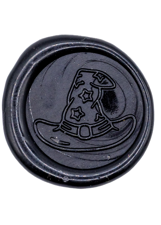 Witch's Hat Wax Seal black