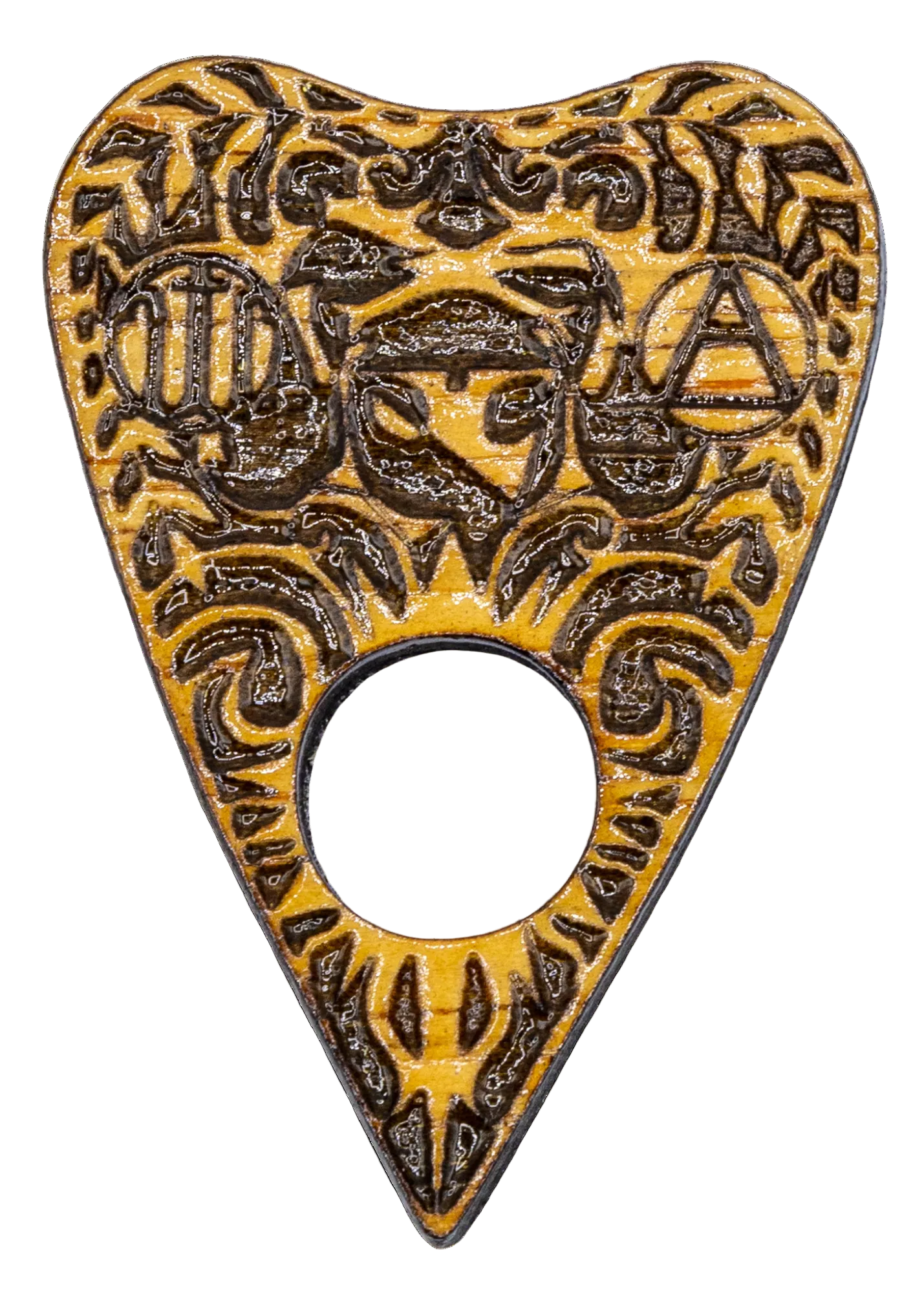 Planchette Wood Crystal Sphere Holder